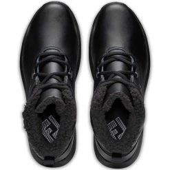 FootJoy Women's Stormwalker Golf Boots Black -Ball Sports Equipment Discount Store footjoy womens stormwalker golf boots 98831 black top itempicture