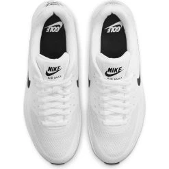 Nike Air Max 90 G Golf Shoes White/Black -Ball Sports Equipment Discount Store nike air max 90 g golf shoes white black top itempicture