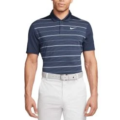 Nike Dri-FIT Tiger Woods Striped Polo -Ball Sports Equipment Discount Store nike dri fit tw striped polo midnight navy itempicture