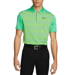 Nike Dri-FIT Tiger Woods Striped Polo -Ball Sports Equipment Discount Store nike dri fit tw striped polo spring green itempicture