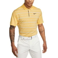 Nike Dri-FIT Tiger Woods Striped Polo -Ball Sports Equipment Discount Store nike dri fit tw striped polo topaz gold itempicture
