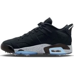 Nike Jordan Retro 6 G Golf Shoes Black/Wolf Grey -Ball Sports Equipment Discount Store nike jordan retro 6 g golf shoes black wolf grey fd0204 001 spine itempicture