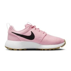 Nike Juniors Roshe 2 G Golf Shoes Soft Pink/Black/White -Ball Sports Equipment Discount Store nike juniors roshe 2 g golf shoes soft pink black dz6895 601 spine itempicture