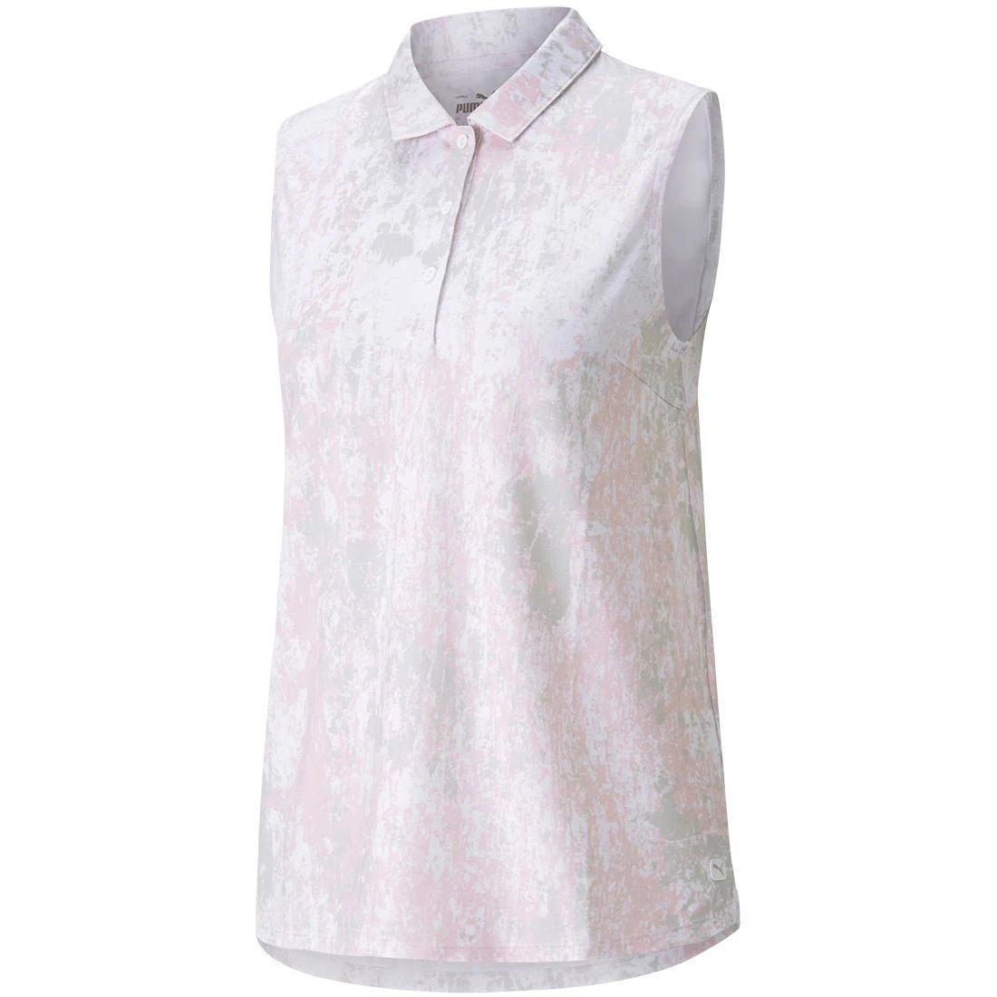 Puma Women's Cloudspun Concrete Sleeveless Polo 2 Puma Women's Cloudspun Concrete Sleeveless Polo - Image 2