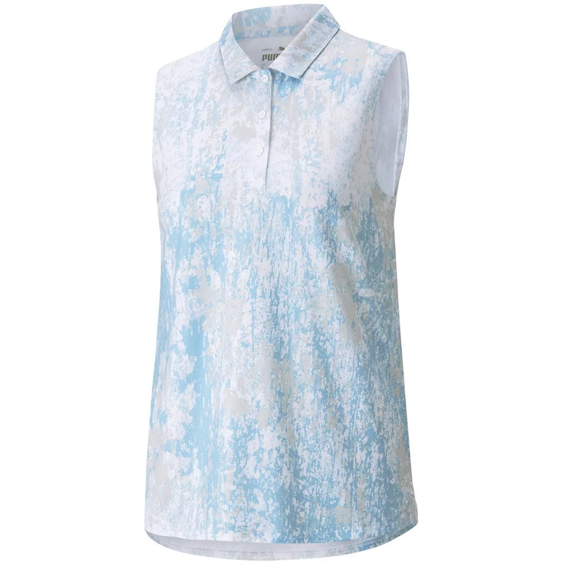 Puma Women's Cloudspun Concrete Sleeveless Polo 1 Puma Women's Cloudspun Concrete Sleeveless Polo