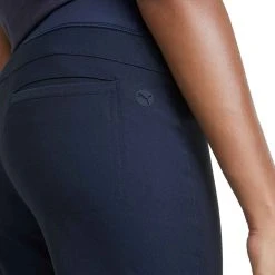 Puma Women's PWRSHAPE Pants -Ball Sports Equipment Discount Store puma 2022 womens pwrshape pants navy blazer model detail itempicture