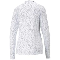 Puma Women's YOU-V Whitewater Long Sleeve Polo 6 Puma Women's YOU-V Whitewater Long Sleeve Polo -Ball Sports Equipment Discount Store puma 2023 womens you v whitewater long sleeve polo white navy blazer back itempicture