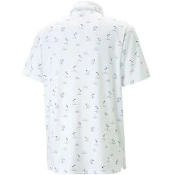 Puma Cloudspun Horizons Polo 5 Puma Cloudspun Horizons Polo -Ball Sports Equipment Discount Store puma cloudspun horizons polo white back itempicture