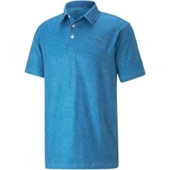Puma Cloudspun Primary Polo -Ball Sports Equipment Discount Store puma cloudspun primary polo lake blue front itempicture