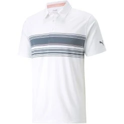 Puma MATTR Grind Polo -Ball Sports Equipment Discount Store puma mattr grind polo bright white evening sky itempicture