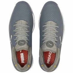 Puma Proadapt Alphacat Golf Shoes Quiet Shade/Silver/Yellow Sizzle -Ball Sports Equipment Discount Store puma proadapt alphacat shoes quiet shade silver yellow 195695 08 top itempicture