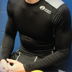 Sports Excellence LS SMU Junior Compression Under Shirt - Black, Grey -Ball Sports Equipment Discount Store shirt2 51925.1551284136