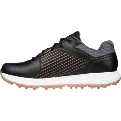 Skechers Women's Arch Fit GO GOLF Elite 5 GF Golf Shoes Black/Rose Gold 8 Skechers Women's Arch Fit GO GOLF Elite 5 GF Golf Shoes Black/Rose Gold -Ball Sports Equipment Discount Store skechers w arch fit go golf elite 5 shoes black gold 123065 bkrg spine itempicture