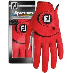 FootJoy Spectrum Golf Glove -Ball Sports Equipment Discount Store spectrum red
