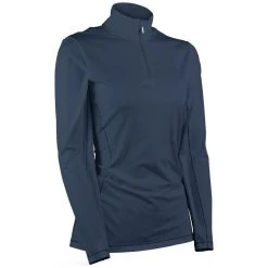 Sun Mountain Women's Second Layer Pullover -Ball Sports Equipment Discount Store sun mountain 2023 womens second layer pullover navy itempicture