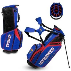 Team Effort NCAA Caddie Carry Hybrid Bag -Ball Sports Equipment Discount Store team effort ncaa caddie carry hybrid bag kansas jayhawks itempicture