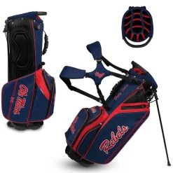 Team Effort NCAA Caddie Carry Hybrid Bag -Ball Sports Equipment Discount Store team effort ncaa caddie carry hybrid bag mississippi rebels itempicture