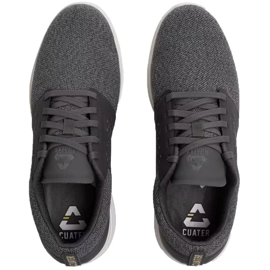 TravisMathew Cuater The Moneymaker Spikeless Golf Shoes Grey Pinstripe/Sunlight 3 TravisMathew Cuater The Moneymaker Spikeless Golf Shoes Grey Pinstripe/Sunlight - Image 3