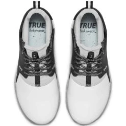 TRUE Linkswear Original 1.2 Golf Shoes White/Black -Ball Sports Equipment Discount Store true linkswear original 1 2 golf shoes white black top itempicture