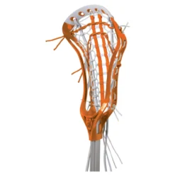 Brine Dynasty Elite Women's Full Lacrosse Stick - Orange, White